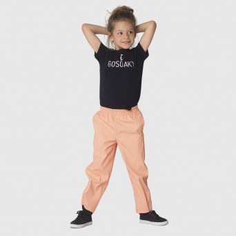  GOSOAKY Unisex Rain pants HIDDEN DRAGON, Peach Nectar