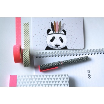  MINIMEL Postkarte PANDA&TRIANGLES