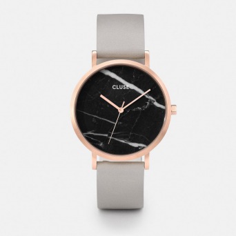  CLUSE watch La Roche Rose Gold Black Marble/Grey