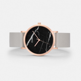  CLUSE watch La Roche Rose Gold Black Marble/Grey