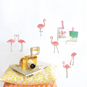  MIMI´lou Wandsticker `Just a touch - Flamingos`