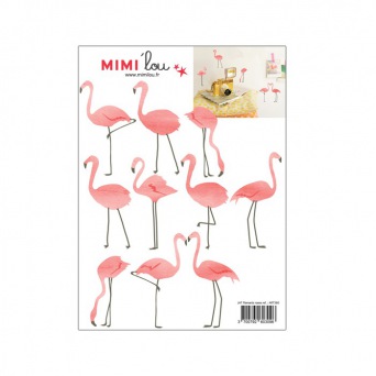  MIMI´lou Wandsticker `Just a touch - Flamingos`