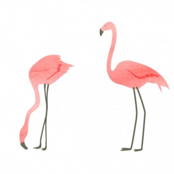  MIMI´lou Wandsticker `Just a touch - Flamingos`