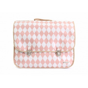  Nobodinoz Backpack Archimedes, pink diamonds