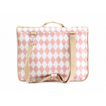  Nobodinoz Backpack Archimedes, pink diamonds