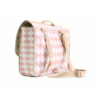  Nobodinoz Backpack Archimedes, pink diamonds