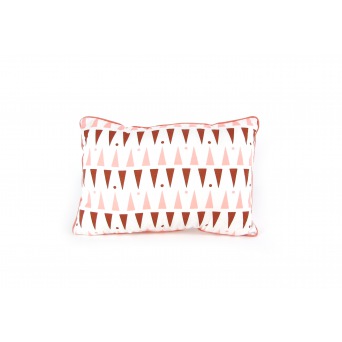  Nobodinoz Cushion JACK, pink terracota triangles