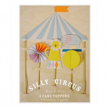  Meri Meri Kuchen Design - Silly Circus Cake Toppers