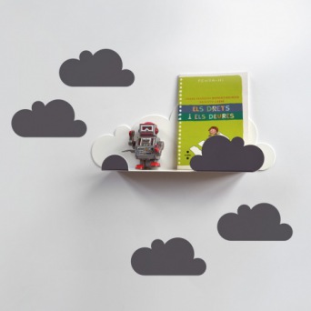  TRESXICS Shelf cloud & 4 grey cloud stickers