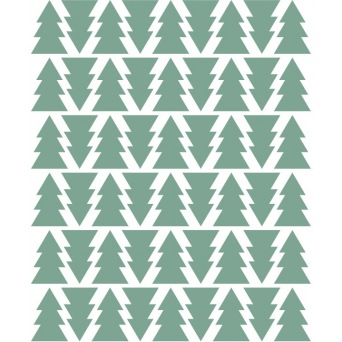  TRESXICS Reusable sticker fir tree, mint