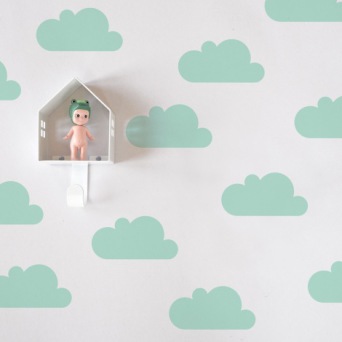  TRESXICS cloud wall sticker, mint