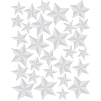  TRESXICS Reusable sticker grey stars