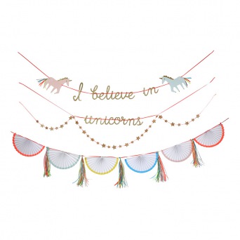  Meri Meri - Einhorn Girlande - Unicorn Garland