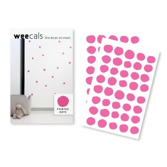  Wee Gallery Weecals Dots-Hot Pink