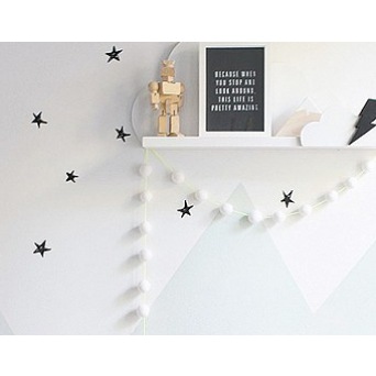  Wee Gallery Weecals Scribble Stars-black